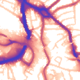 Daytime road noise heatmap for NW10 1PJ
