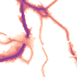 Night-time road noise heatmap for NW10 1PJ