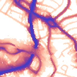 Daytime road noise heatmap for NW10 1PN