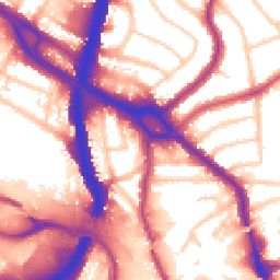 Daytime road noise heatmap for NW10 1PW