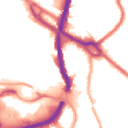 Night-time road noise heatmap for NW10 1SP