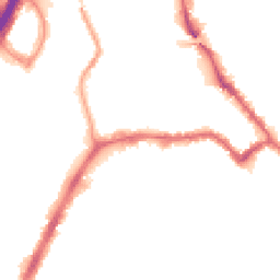 Night-time road noise heatmap for NW10 2AZ