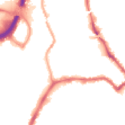 Night-time road noise heatmap for NW10 2DL