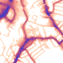 Daytime road noise heatmap for NW10 2DP