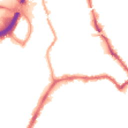 Night-time road noise heatmap for NW10 2DP