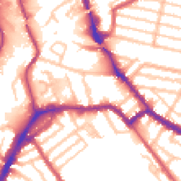 Daytime road noise heatmap for NW10 2DX