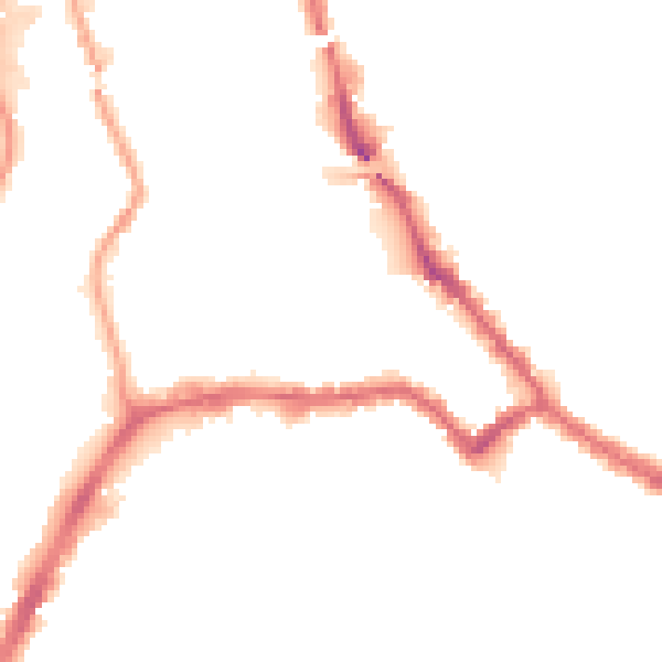 Night-time road noise heatmap for NW10 2DX