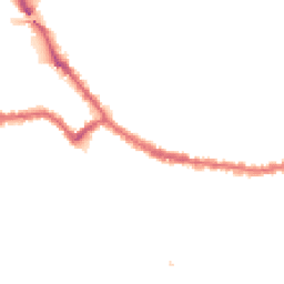 Night-time road noise heatmap for NW10 2NX