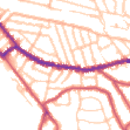 Daytime road noise heatmap for NW10 2PJ