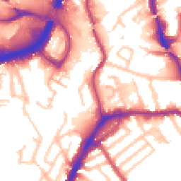 Daytime road noise heatmap for NW10 2TG