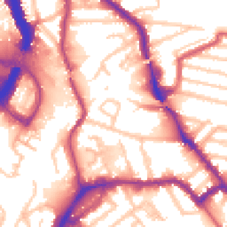 Daytime road noise heatmap for NW10 2UT