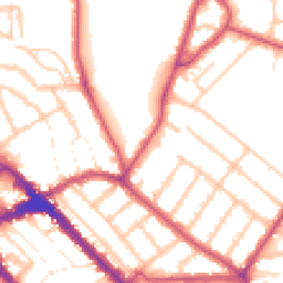 Daytime road noise heatmap for NW10 3AQ