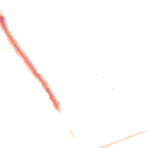 Night-time road noise heatmap for NW10 3HP