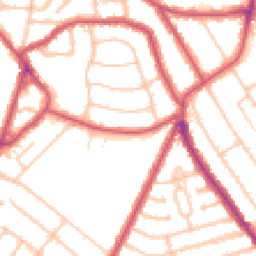 Daytime road noise heatmap for NW10 3QU