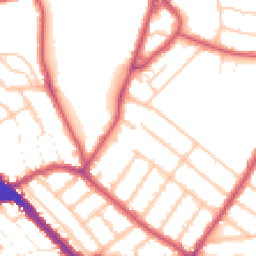 Daytime road noise heatmap for NW10 3RJ