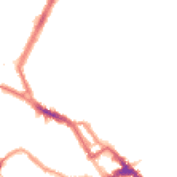 Night-time road noise heatmap for NW10 4EH