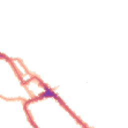 Night-time road noise heatmap for NW10 4HJ