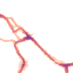 Night-time road noise heatmap for NW10 4PT