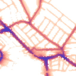 Daytime road noise heatmap for NW10 4QJ