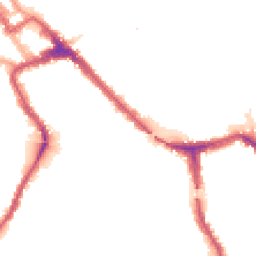 Night-time road noise heatmap for NW10 4RB