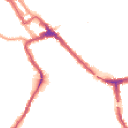 Night-time road noise heatmap for NW10 4RG