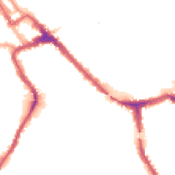 Night-time road noise heatmap for NW10 4SD