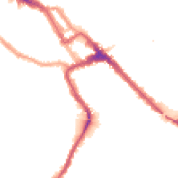 Night-time road noise heatmap for NW10 4UT