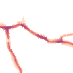 Night-time road noise heatmap for NW10 5BZ