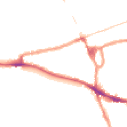 Night-time road noise heatmap for NW10 5DP