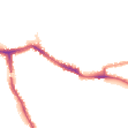 Night-time road noise heatmap for NW10 5NN