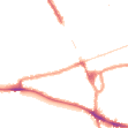Night-time road noise heatmap for NW10 5QS