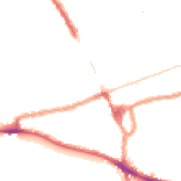 Night-time road noise heatmap for NW10 5QU