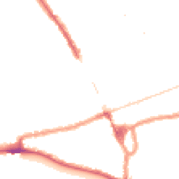 Night-time road noise heatmap for NW10 5RP