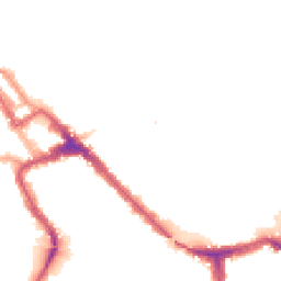 Night-time road noise heatmap for NW10 5XP