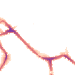 Night-time road noise heatmap for NW10 5YB