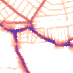 Daytime road noise heatmap for NW10 6BG