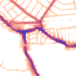 Daytime road noise heatmap for NW10 6BU