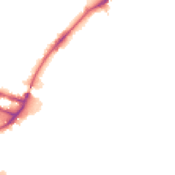 Night-time road noise heatmap for NW10 6ED