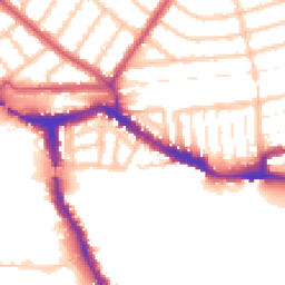 Daytime road noise heatmap for NW10 6FG
