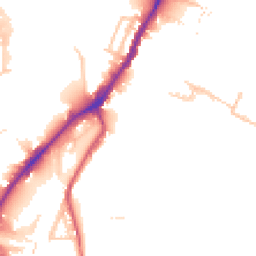 Daytime road noise heatmap for NW10 6FX