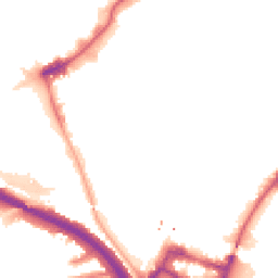 Night-time road noise heatmap for NW10 6LE