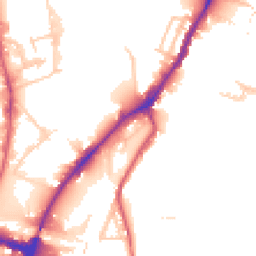 Daytime road noise heatmap for NW10 6LJ