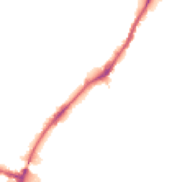 Night-time road noise heatmap for NW10 6LJ
