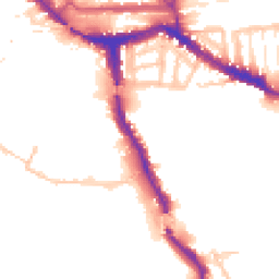 Daytime road noise heatmap for NW10 6QU
