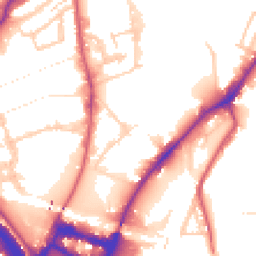 Daytime road noise heatmap for NW10 6ST
