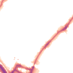 Night-time road noise heatmap for NW10 6ST