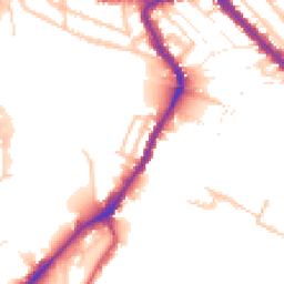 Daytime road noise heatmap for NW10 6TT