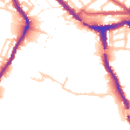 Daytime road noise heatmap for NW10 6UF
