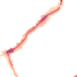 Night-time road noise heatmap for NW10 7BG