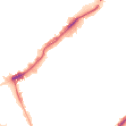 Night-time road noise heatmap for NW10 7BH